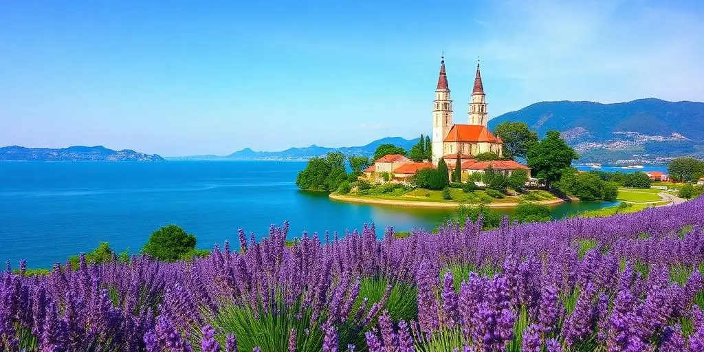 Tihany peninsula on Lake Balaton