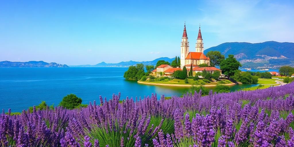 Tihany peninsula on Lake Balaton