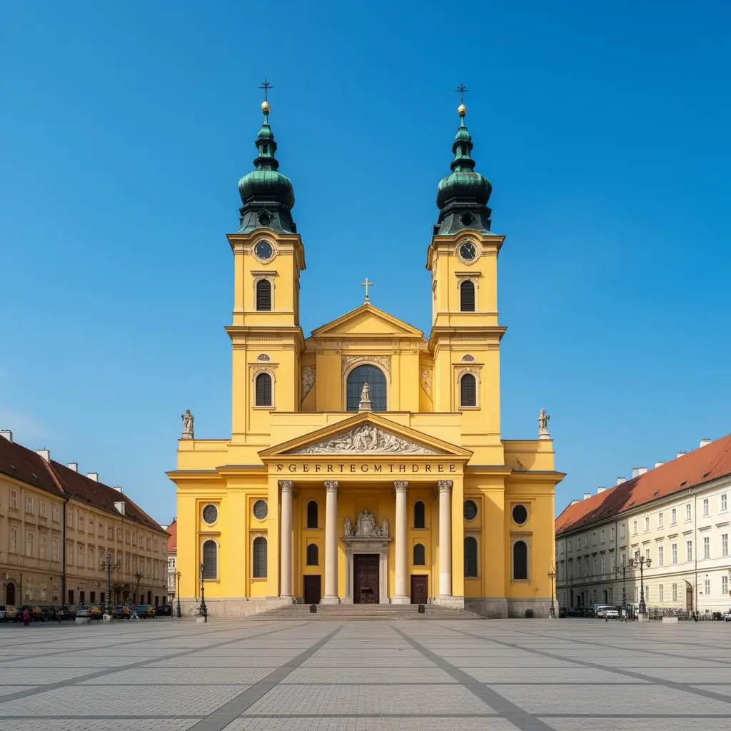 Great Reformed Church (Nagytemplom) on Kossuth Square in Debrecen