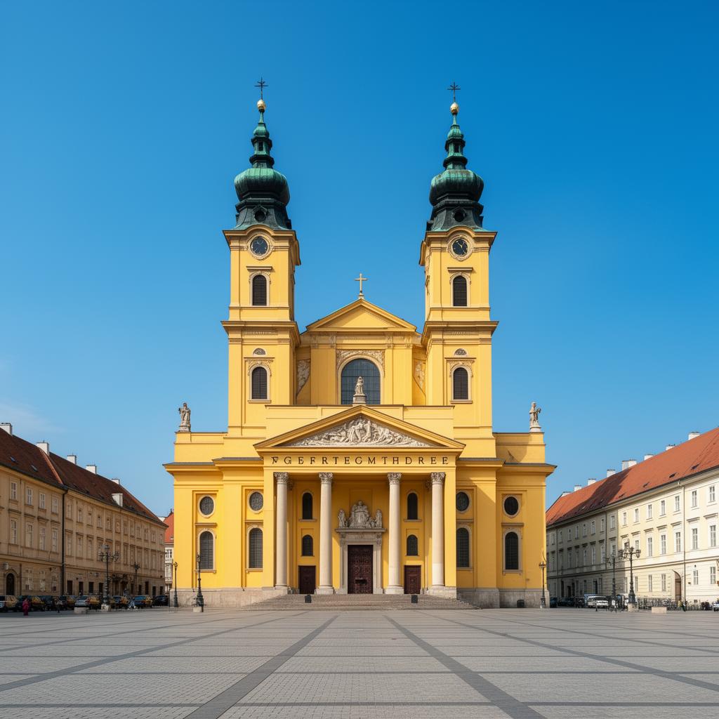 Great Reformed Church (Nagytemplom) on Kossuth Square in Debrecen