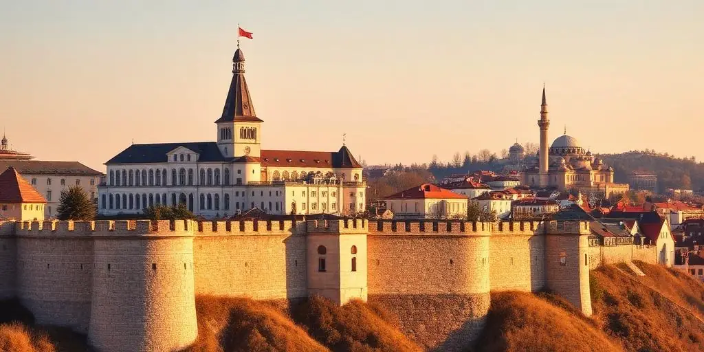 Eger Castle and historic town in northern Hungary